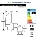 LED Night Light Dusk To Dawn Auto Sensor Warm White A88