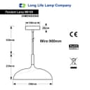 Metal Ceiling Pendant Shade 