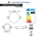 18W Round LED Panel Celling Light Spot Flush Mount