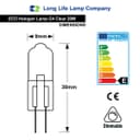 2 x ECO Energy Saving G4 Bulb 14w = 20w B Rated Energy