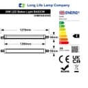 36W LED Batten Light 4ft Fitting Ceiling Mount Linear Lighting IP65 6500K BA02CW