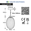 Modern Brass Ceiling Pendant Light Grey Textured Glass Lamp Shade K449