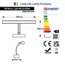 7w LED Bathroom Mirror Wall Light Cool White 6500k IP20 ML08