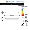 10W LED Slim Batten Under Cabinet Tube Light Cool White 2 feet T600CW