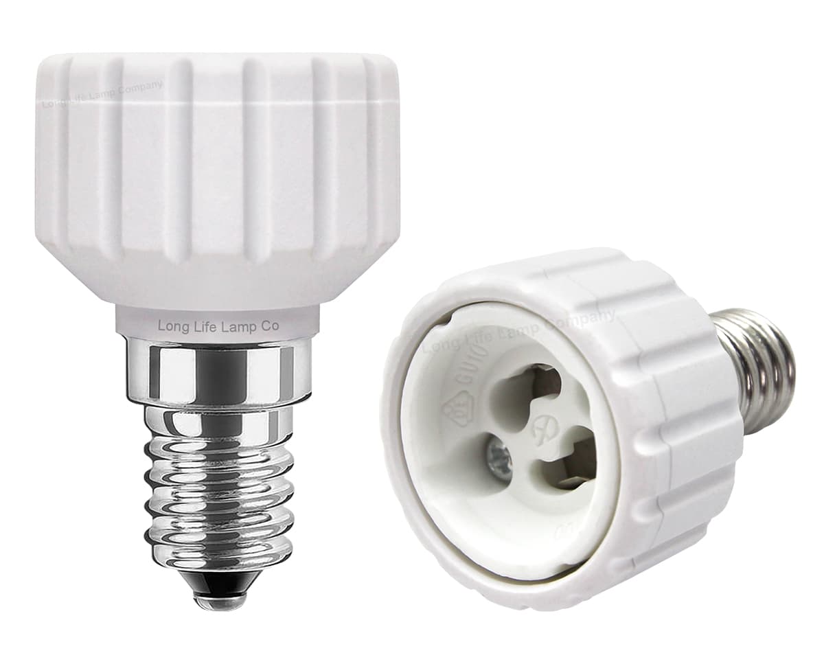 E14 to GU10 Light Bulb Base Socket Converter Adaptor