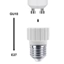 E27 to GU10 Lamp Light Bulb Base Socket Converter Adaptor