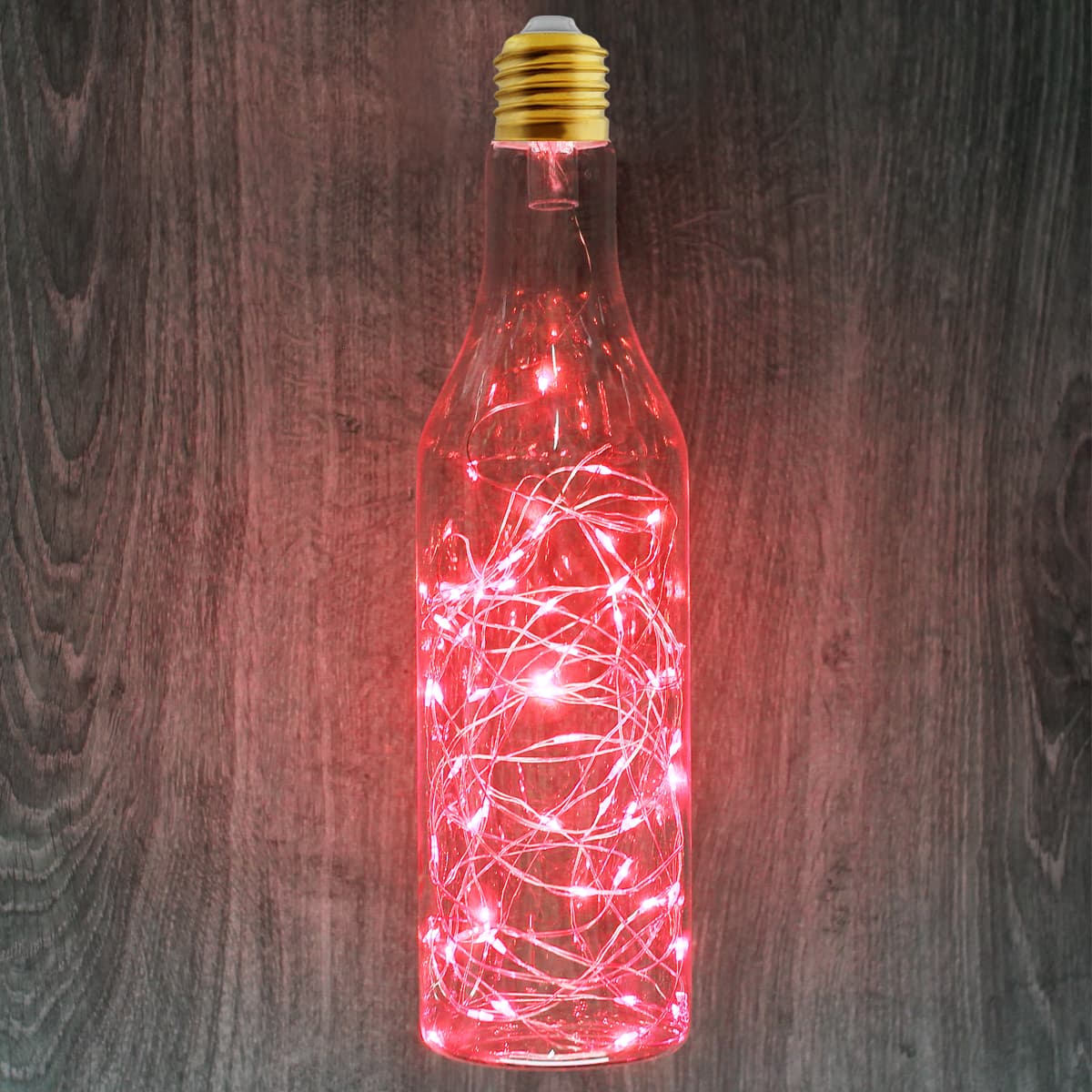 1w Glass LED Bottle Red Fairy String Decorative Filament Light Bulb E27 Edison Screw