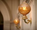4w LED Extravagant Dome Vintage Light Bulb B22 Swirling Smoked Glass G125