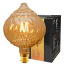 4w LED Extravagant Dome Vintage Light Bulb B22 Swirling Smoked Glass G125