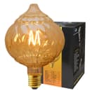 4w LED Extravagant Dome Vintage Filament Light Bulb E27 Swirling Smoked Glass G125
