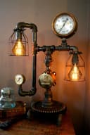 Elegant Vintage LED 2w Filament Light Bulb Diamond Shape Smoked Glass E27