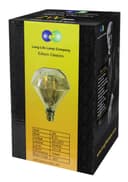 Elegant Vintage LED 2w Filament Light Bulb Diamond Shape Smoked Glass B22 Stunning Look 