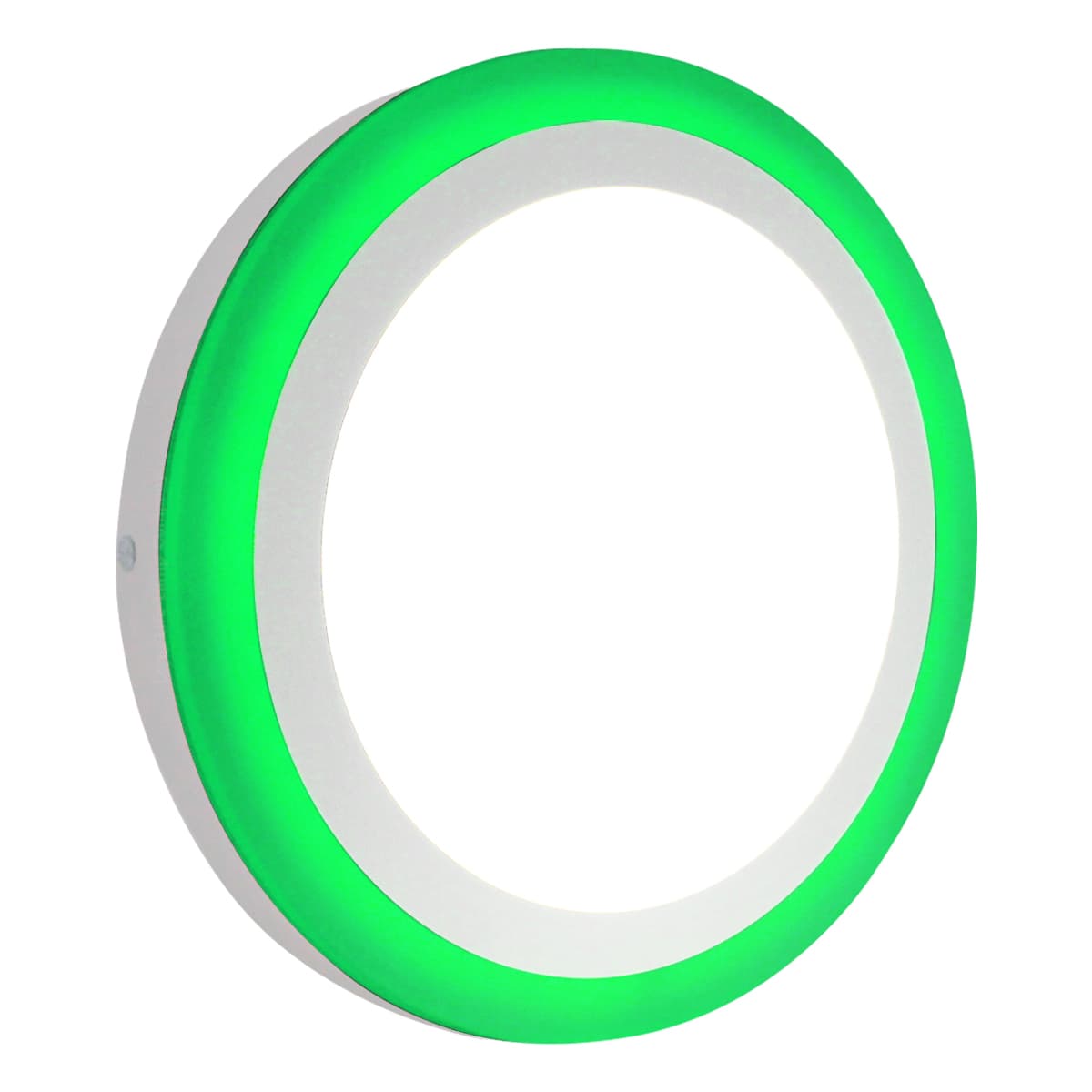 18w LED Ceiling Light Cool White with Green Ambient Ring Surface Mount 