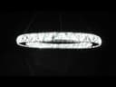 Modern Round Chandelier LED Ring Pendant Ceiling Light Cool White M0170