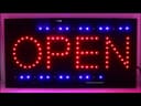 LED Open Sign For Shop Window Display Illuminated Flashing LED Sign Super Bright 