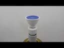  2 Pack LED GU10 Blue Light Bulb 5w with Blue Lens Diffuser