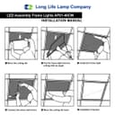 40w LED Edge Lit Border Panel Recessed Suspended Ceiling Frame Panel 600 x 600 Cool White AP01-40CW