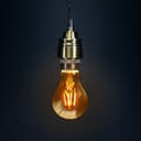 Retro Vintage LED 4w Edison Style Filament Bulb Smoked Gold Glass A60 B22 Bayonet