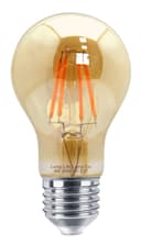 Retro Vintage LED 4w Edison Style Filament Bulb Smoked Gold Glass A60 E27 Edison Screw