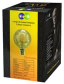 Retro Vintage LED 6w DIMMABLE Globe Smoked Gold Glass G95 B22 