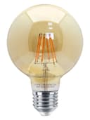 Retro Vintage LED 6w Dimmable Globe Smoked Gold Glass G95 E27 