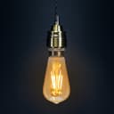 Retro Vintage LED 4w Squirrel Cage Edison Style Filament Bulb Smoked Gold Glass ST58 E27 Edison Screw