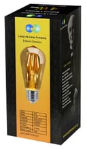 Retro Vintage LED 4w Squirrel Cage Edison Style Filament Bulb Smoked Gold Glass ST58 E27 Edison Screw