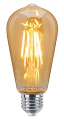 Retro Vintage LED 4w Squirrel Cage Edison Style Filament Bulb Smoked Gold Glass ST58 E27 Edison Screw