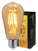 Retro Vintage LED 4w Squirrel Cage Edison Style Filament Bulb Smoked Gold Glass ST58 E27 Edison Screw