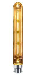 Retro Vintage LED 4w Test Tube Edison Style Filament Bulb Smoked Gold Glass T30 B22