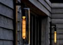 Retro Vintage LED 4w Test Tube Edison Style Filament Bulb Smoked Gold Glass T30 B22
