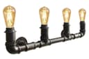 Vintage Industrial Steampunk Rustic Waterpipe Wall Light 