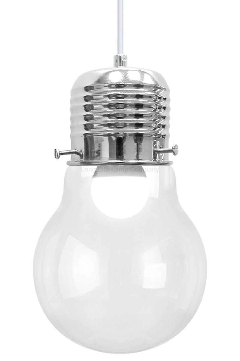 Modern New Bulb Shape Glass Ceiling Pendant Light Fitting 