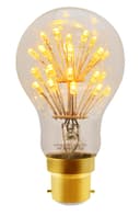 2w Vintage LED Light Bulb B22 Clear Glass Tree Filament A60