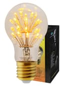 2w Vintage LED Light Bulb E27 Clear Glass Tree Filament A60