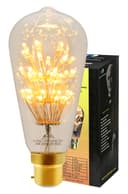 2w Vintage LED Squirrel Cage Light Bulb B22 Clear Glass Tree Filament ST58