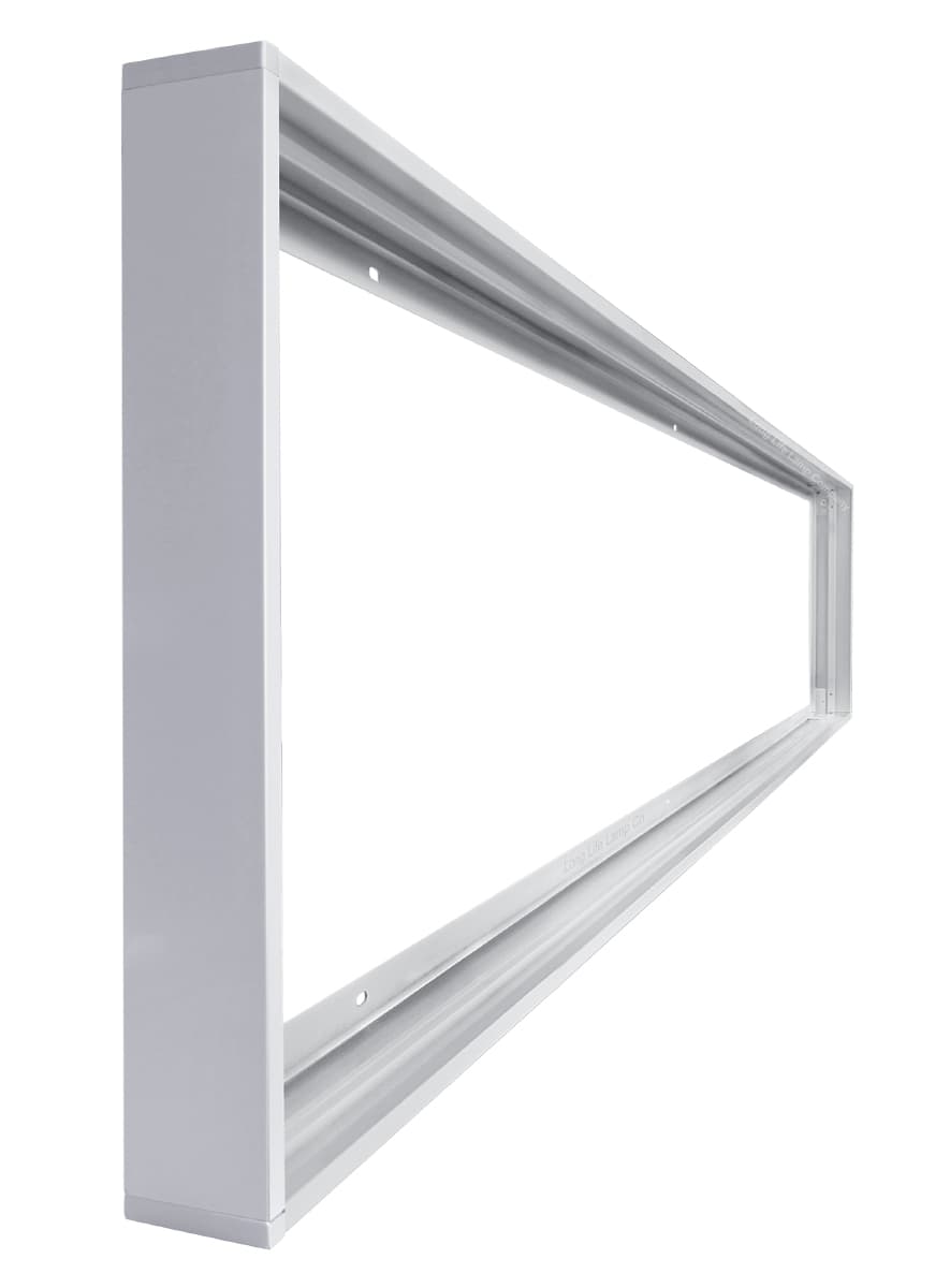 LED Panel Surface Mounting Frame Box Kit For Ceiling Panel 1200 x 300 White Body
