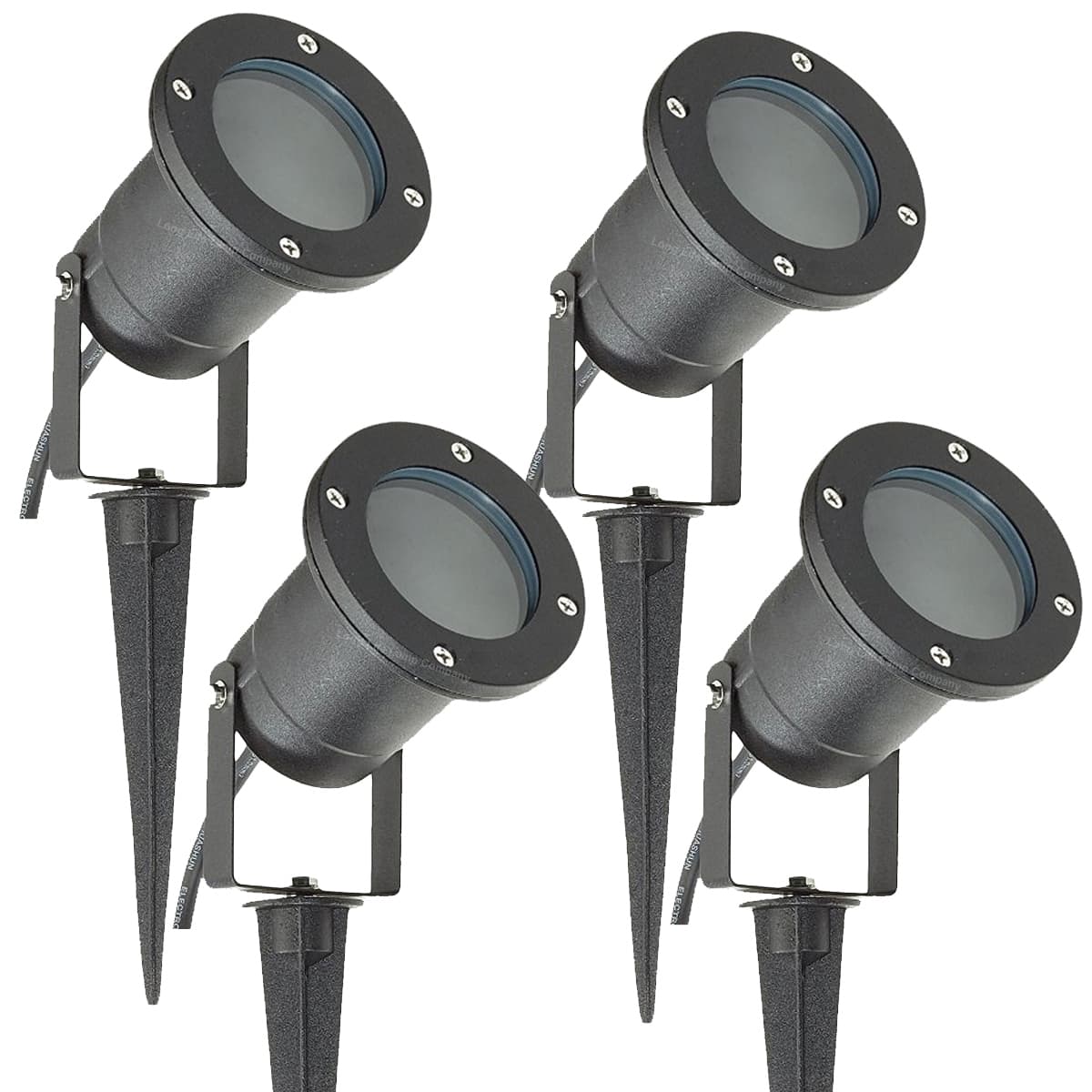 4 Pack Outdoor Garden Spike Lights