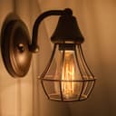 60w Squirrel Cage Vintage Edison B22 Bayonet Bulb ST58