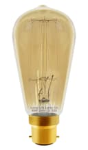 60w Squirrel Cage Vintage Edison B22 Bayonet Bulb ST58
