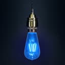 4w Blue LED Vintage Filament Light Bulb B22 Clear Glass ST58 Ambient Lighting 
