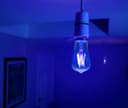 4w Blue LED Vintage Filament Light Bulb E27 Clear Glass ST58 Ambient Lighting