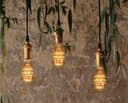 2w Vintage LED Squirrel Cage Light Bulb B22 Clear Glass Tree Filament ST58