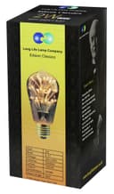2w Vintage LED Squirrel Cage Light Bulb E27 Clear Glass Tree Filament ST58
