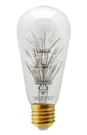 2w Vintage LED Squirrel Cage Light Bulb E27 Clear Glass Tree Filament ST58