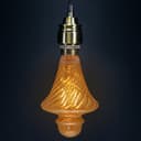 Imperial Vintage LED 2w Filament Light Bulb Swirling Gold Glass B22 Bayonet Fitting Stunning Look