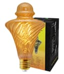 Imperial Vintage LED 2w Filament Light Bulb Swirling Gold Glass E27 Stunning Look Twist Cone 