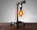 4w LED Imperial Vintage Filament Light Bulb E27 Swirling Gold Glass 