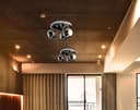 Chrome 3 Way Adjustable Eyeball Ceiling Spotlight GU10 